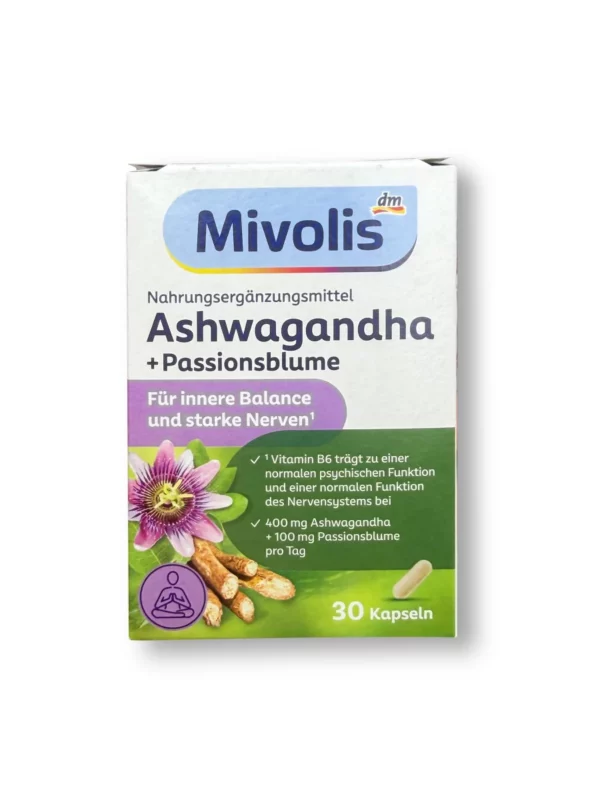 Ashwagandha + Passionsblume Kapseln 30 St, 13,7 g Ashwagandha + Passionsblume Kapseln 30 St, 13,7 g