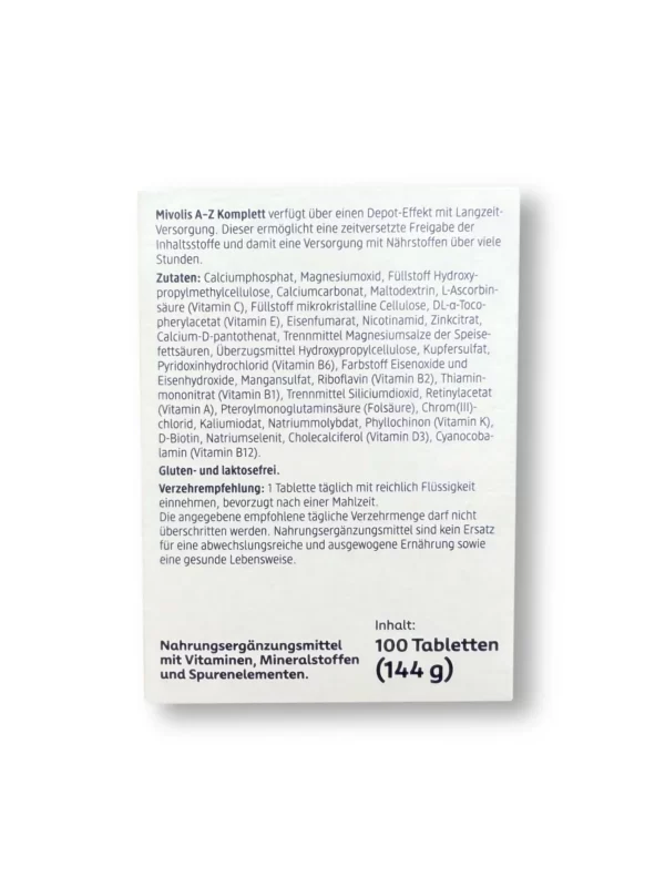 A-Z Komplett Tabletten 100 St, 144 g