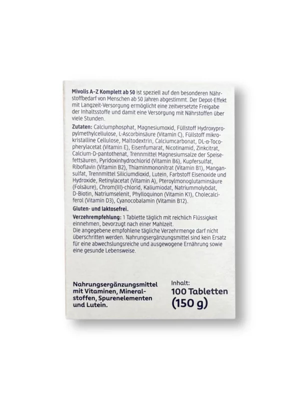 A-Z Komplett Depot ab 50, Tabletten, 100 St, 153 g