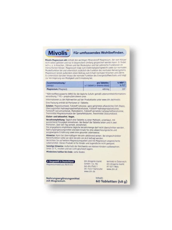 Magnesium 400, Tabletten 60 St, 48 g