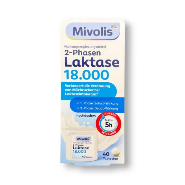 Laktase 18.000 2-Phasen Tabletten 40 St, 20 g