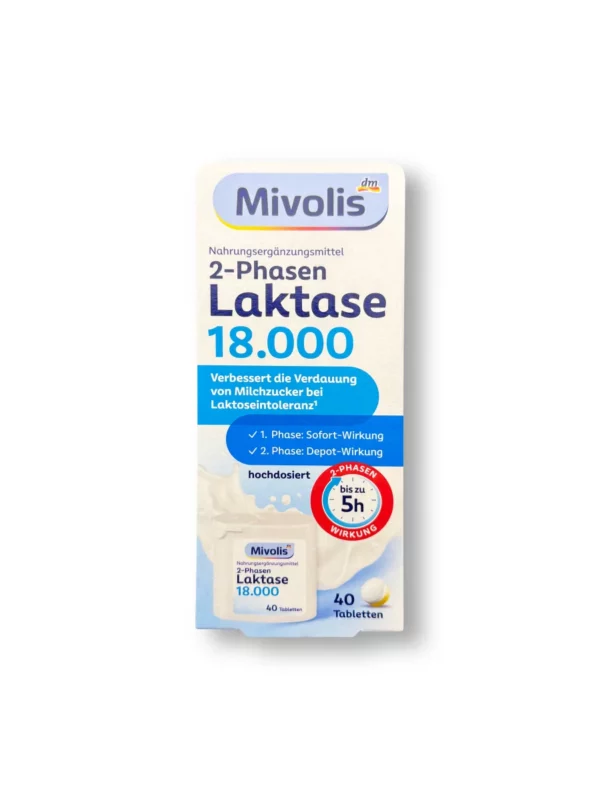 Laktase 18.000 2-Phasen Tabletten 40 St, 20 g Laktase 18.000 2-Phasen Tabletten 40 St, 20 g