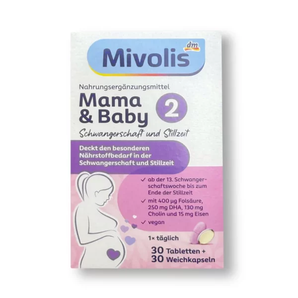 Mama & Baby 2, 30 tablets + 30 softgels, 65 g