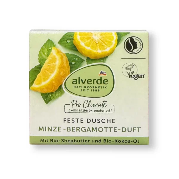 Festes Duschgel Minze-Bergamotte Duft, 60 g Festes Duschgel Minze-Bergamotte Duft, 60 g