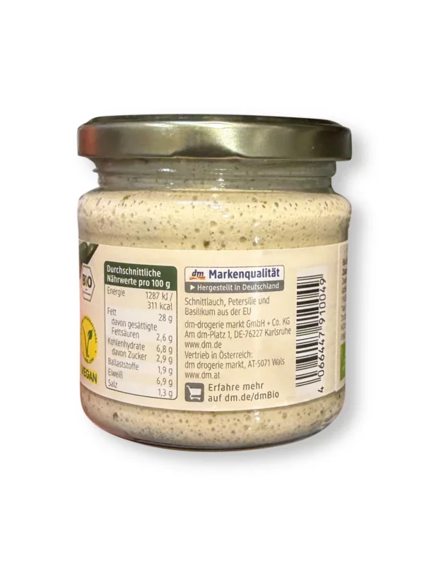 Brotaufstrich, Streichcreme Gartenkräuter, 180 g