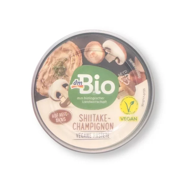 Brotaufstrich, Vegane Pastete Shiitake-Champignon, 125 g Brotaufstrich, Vegane Pastete Shiitake-Champignon, 125 g
