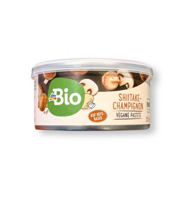 Brotaufstrich, Vegane Pastete Shiitake-Champignon, 125 g Brotaufstrich, Vegane Pastete Shiitake-Champignon, 125 g