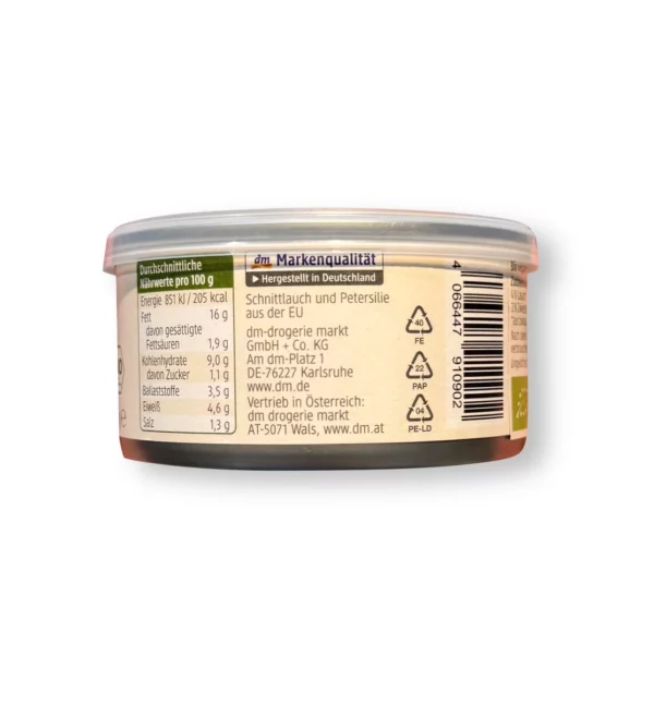 Brotaufstrich, Vegane Pastete Gartenkräuter, 125 g