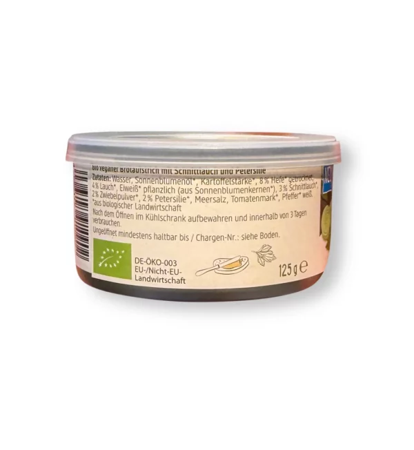 Brotaufstrich, Vegane Pastete Gartenkräuter, 125 g