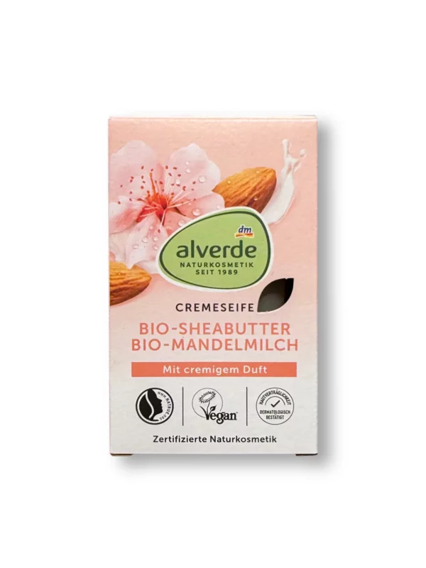 Seifenstück Cremeseife mit Sheabutter & Mandelmilch, 100 g Seifenstück Cremeseife mit Sheabutter & Mandelmilch, 100 g