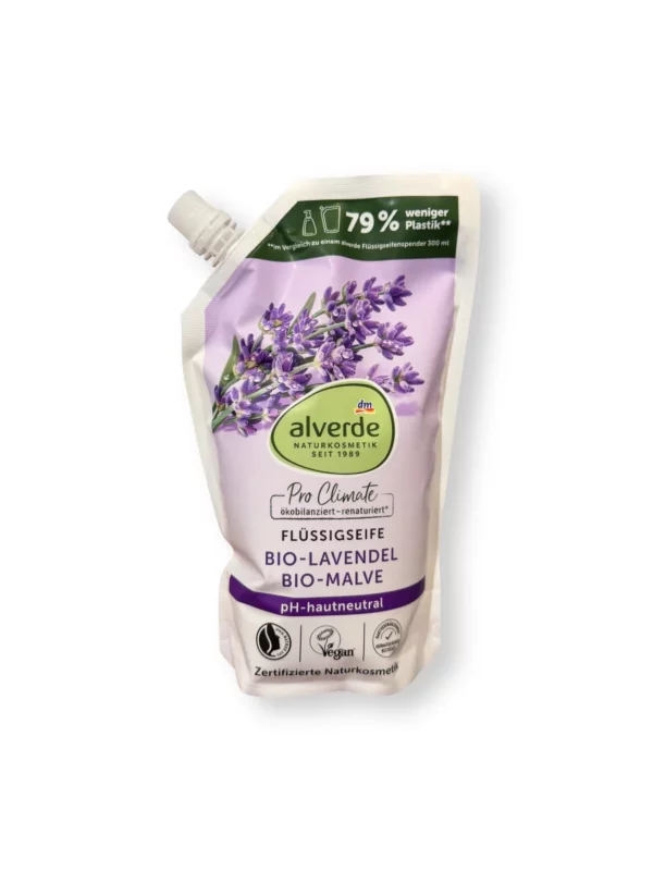 Flüssigseife Lavendel, Malve Nachfüllpack, 500 ml