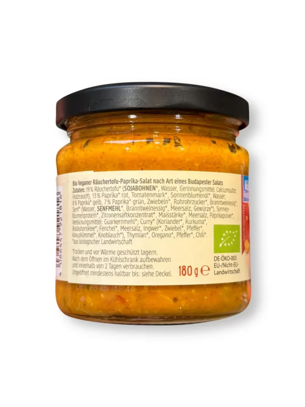 Feinkostsalat wie Budapester Salat mit Räuchertofu, vegan, 180 g