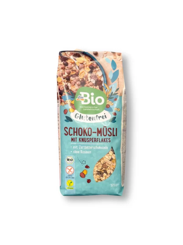 Schoko-Müsli mit Knusperflakes glutenfrei, 375 g