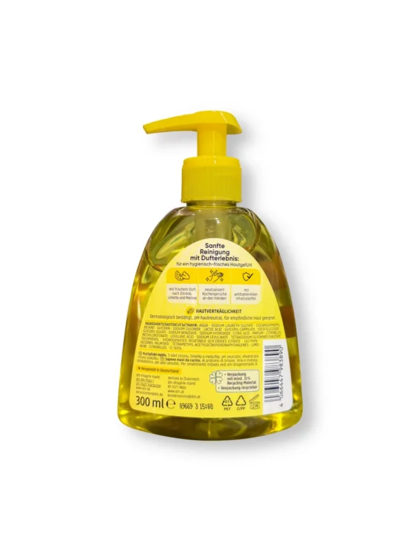 Kitchen Soap: Lemon, Lime & Lemon Balm, 300 ml Kitchen Soap: Lemon, Lime & Lemon Balm, 300 ml
