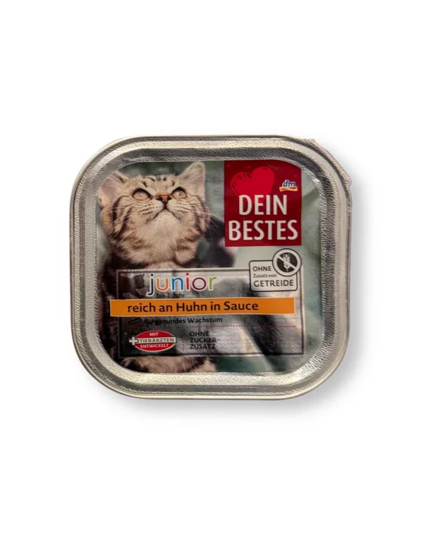 Nassfutter Katze Kitten reich an Huhn in Sauce, Junior, 100 g Nassfutter Katze Kitten reich an Huhn in Sauce, Junior, 100 g