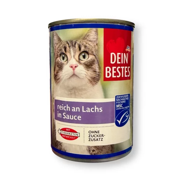 Nassfutter Katze reich an Lachs in Sauce, 415 g Nassfutter Katze reich an Lachs in Sauce, 415 g
