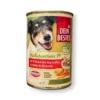 Nassfutter Hund mit Rind, Kartoffel, Karotte & Distelöl, Naturverliebt, 400 g