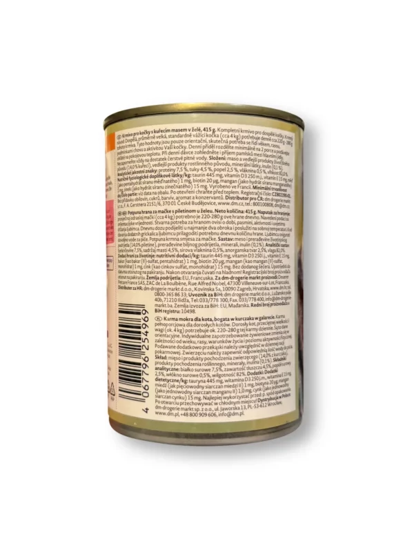 Nassfutter Katze reich an Huhn in Gelee, 415 g Nassfutter Katze reich an Huhn in Gelee, 415 g