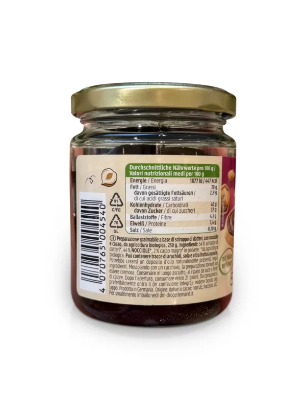 Dattel-Haselnuss Creme, 250 g