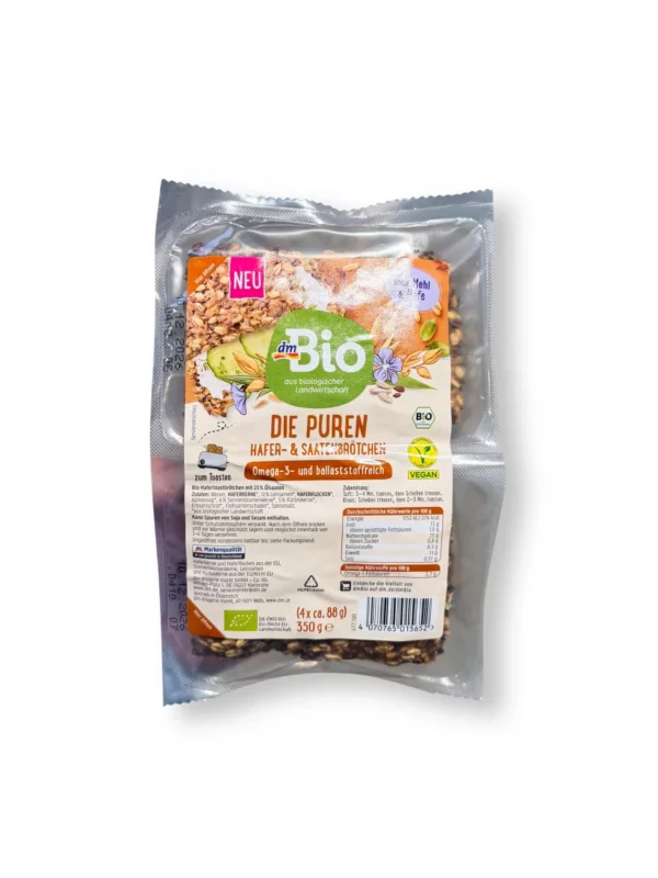 Toast Rolls, Pure Oats & Seeds, 350 g