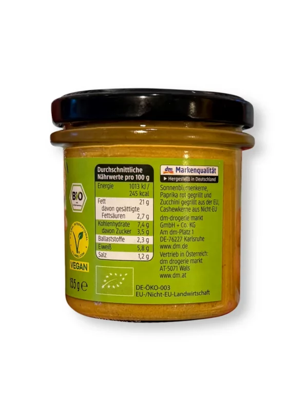 Spread, grilled vegetables, 135 g