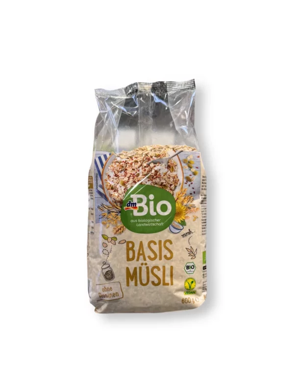 Müsli, Basis ohne Rosinen, 600 g