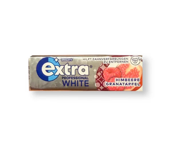 Chewing Gum, Professional White, Raspberry-Pomegranate, Sugar-Free, 10 pieces