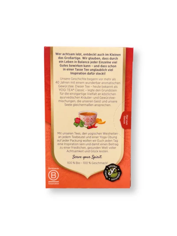 Kräutertee "Lebensfreude" mit Basilikum, Orangenschale & Chili (17 Beutel), 30,6 g Kräutertee "Lebensfreude" mit Basilikum, Orangenschale & Chili (17 Beutel), 30,6 g