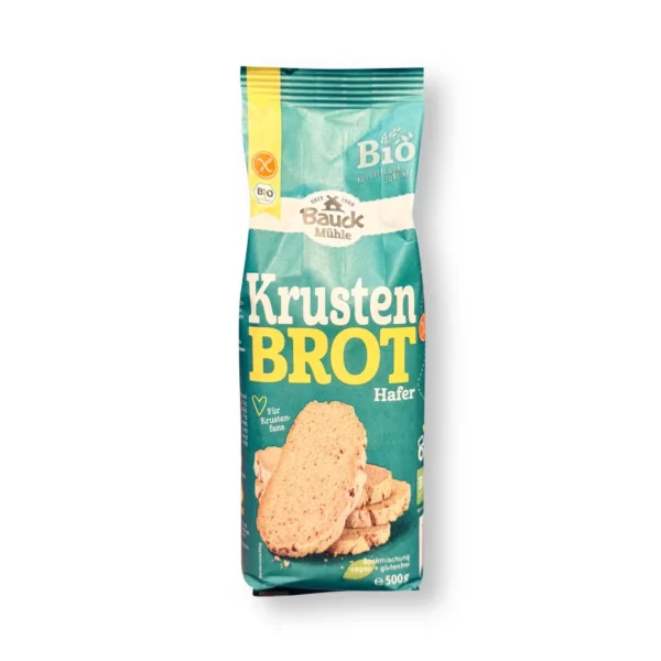 Backmischung Krustenbrot Hafer, glutenfrei, 500 g Backmischung Krustenbrot Hafer, glutenfrei, 500 g