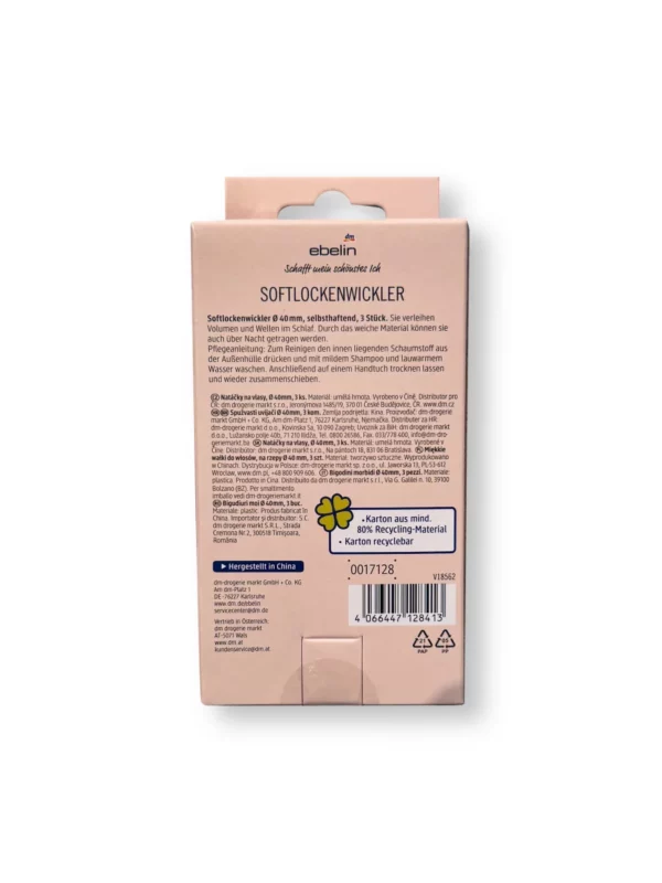 Soft curlers, Ø 40 mm, 3 pcs Soft curlers, Ø 40 mm, 3 pcs