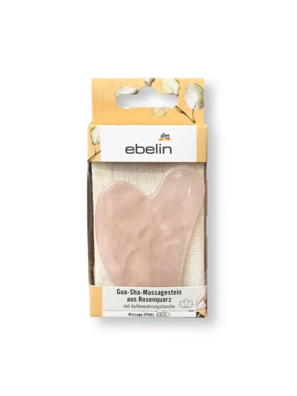 Gua Sha Y-Shaped Rose Quartz Stone, 1 pc