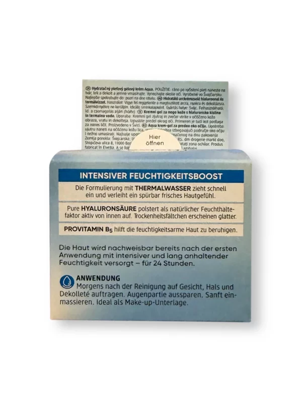 Gesichtscreme Gel Aqua, 50 ml