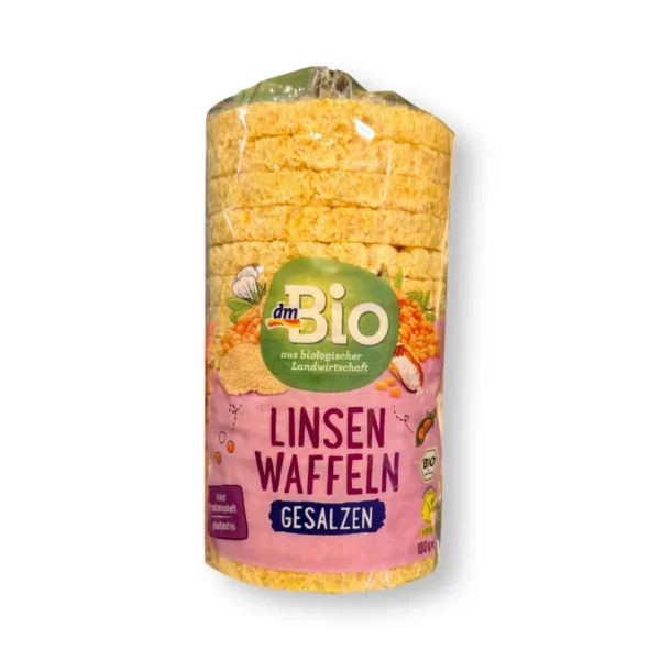 Linsenwaffeln, gesalzen, 100 g