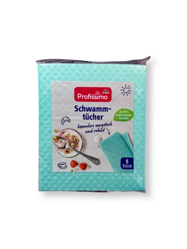 Sponge cloths, 5 pcs