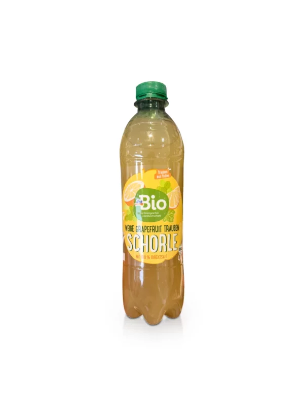 Fruchtschorle, Weiße Grapefruit & Trauben, 0,5 l EINWEG