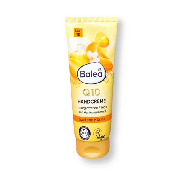 Handcreme Q10 mit Aprikosenöl und LSF15, 100 ml Handcreme Q10 mit Aprikosenöl und LSF15, 100 ml