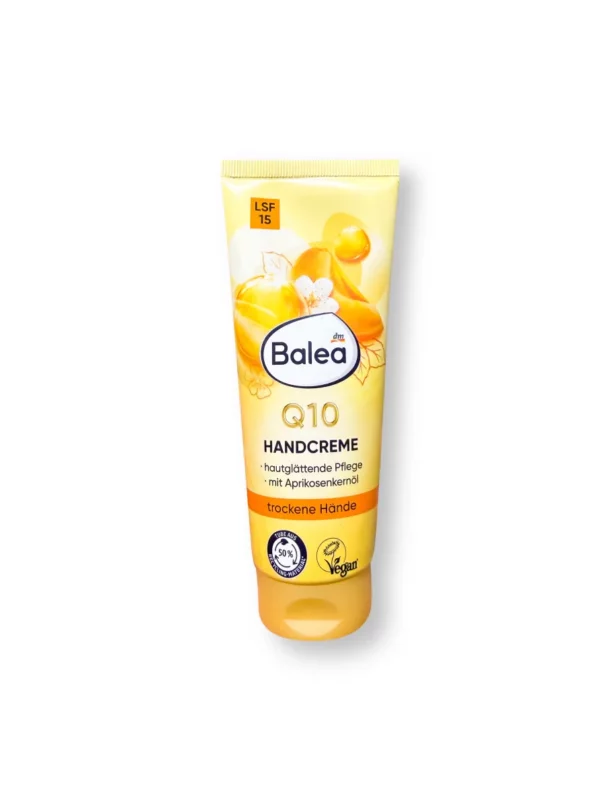 Handcreme Q10 mit Aprikosenöl und LSF15, 100 ml