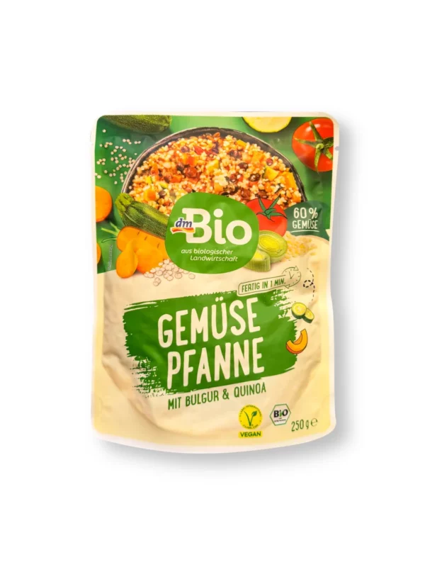 Ready meal, vegetable pan with bulgur & quinoa, 250 g