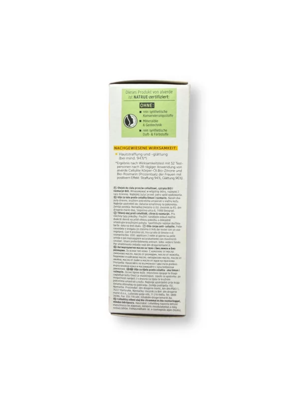 Körperöl Cellulite Zitrone & Rosmarin, 100 ml