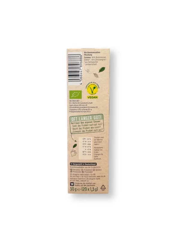 Kräutertee Brennnessel (20 Beutel), 30 g Kräutertee Brennnessel (20 Beutel), 30 g