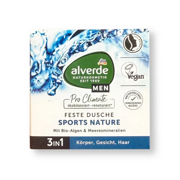 Sports Nature 3-in-1 Solid Shower Gel, 60 g