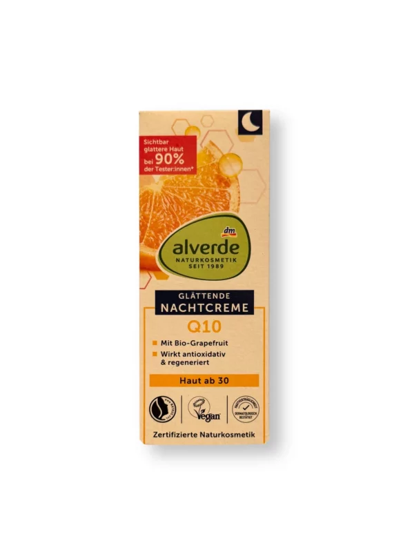 Q10 Night Cream for Skin Aged 30 and Up, 50 ml
