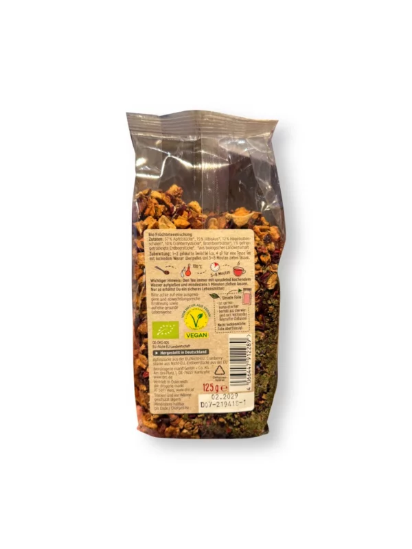 Früchtetee-Mischung Cranberry & Erdbeere, lose, 125 g Früchtetee-Mischung Cranberry & Erdbeere, lose, 125 g