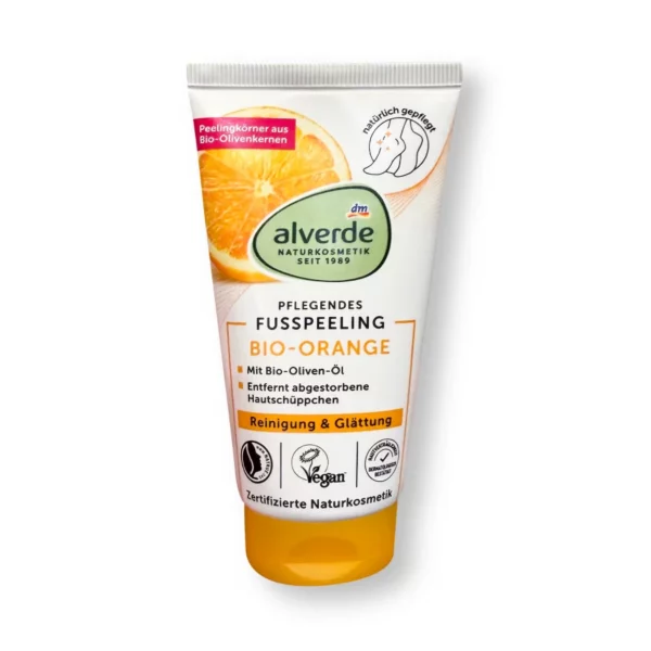 Foot scrub with orange, 75 ml