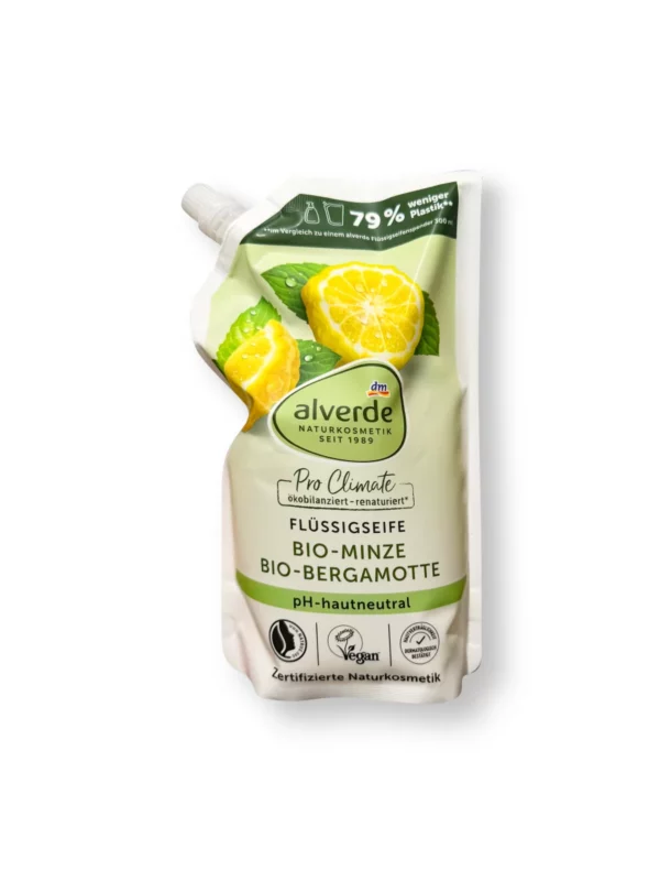 Mint and Bergamot Liquid Soap, Refill Pack, 500 ml