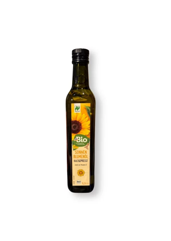 Sonnenblumenöl, kaltgepresst, 500 ml Sonnenblumenöl, kaltgepresst, 500 ml