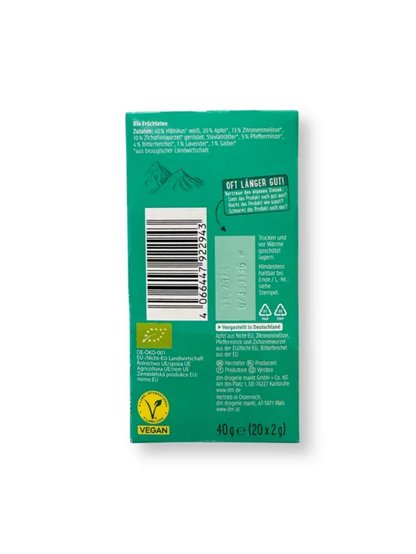 Früchtetee Alpenkräuter (20 Beutel), 40 g