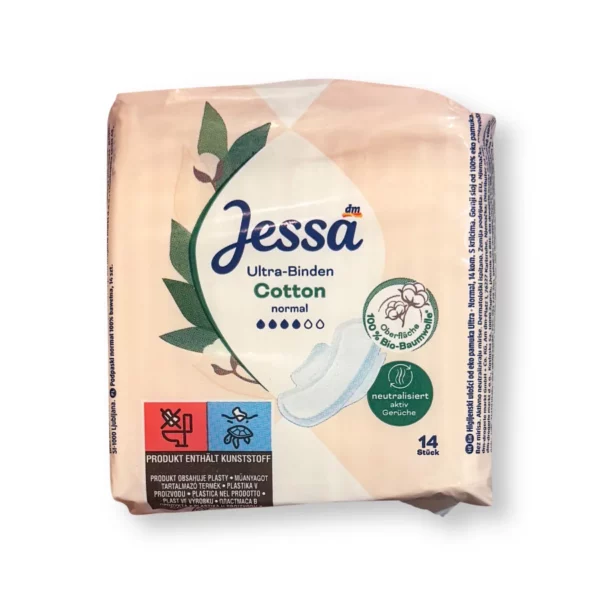 Ultra Sanitary Pads, Cotton, Regular, 14 Count