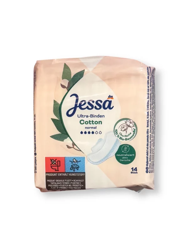Ultra Sanitary Pads, Cotton, Regular, 14 Count