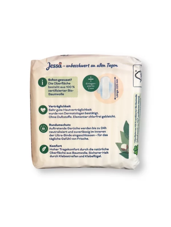 Ultra Sanitary Pads, Cotton, Regular, 14 Count